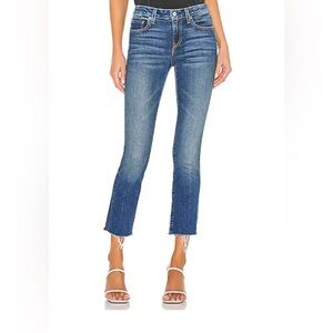 Trave Bradshaw low rise crop jeans